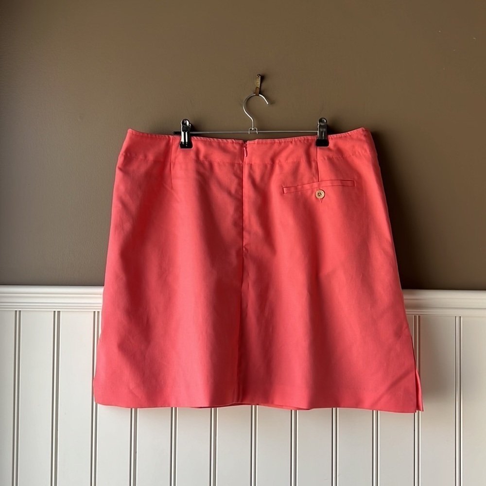 Vintage SPORT HALEY Coral Golf Skort with Pockets Size 14 - Picture 9 of 10